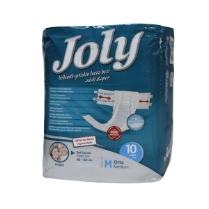 پوشینه چسبی بزرگسال جولی سایز متوسط 10 عددی