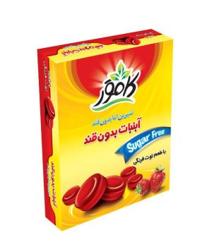 آبنبات بدون قند طعم  لیمو کامور64 عددی