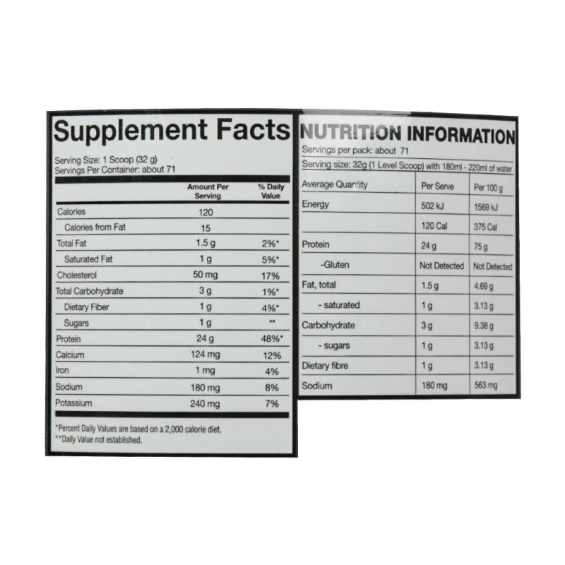 پودر پروتئین وی 100 درصد جاینت اسپورتس آمریکا طعم دابل شکلات 2268 گرمی