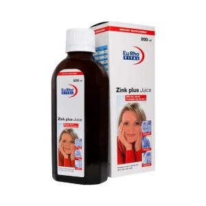 شربت زینک پلاس یوروویتال 200 میلی لیتر