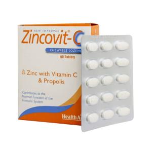 قرص جویدنی زینکوویت ث هلث اید 60 عددی