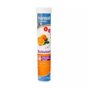 قرص جوشان مولتی ویتامین پلاس هانسال 20 عددی