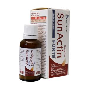 قطره آهن سان اکتین فورت ایده دارو طب 30 میلی لیتر بلوبری