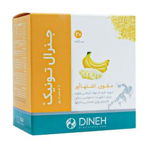 پودر جنرال تونیک دینه طعم موزی ساشه 20 عددی