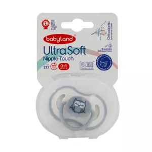 پستانک فندقی شب تاب بیبی لند کد 481 مناسب نوزادان 6 تا 18 ماه