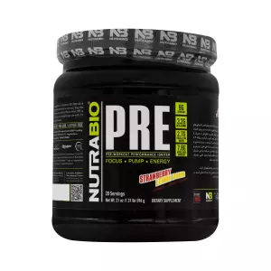 پودرپمپ پری ورک آوت نوترابایو طعم بمب لیمو توت فرنگی 596 گرمی