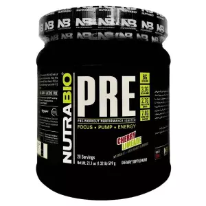 پودرپمپ  پری ورک آوت نوترابایو طعم لیمو گیلاس 599 گرمی