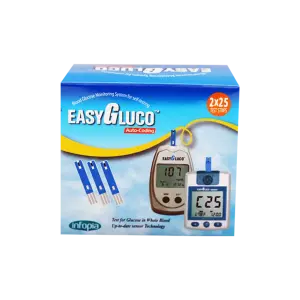 نوار تست قند خون ایزی گلوکو 50 عددی