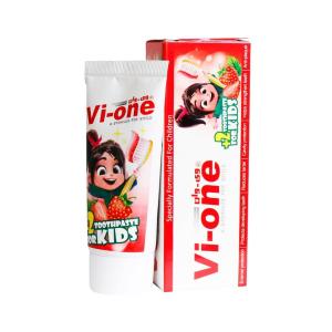 خمیر دندان کودک با طعم توت فرنگی وی وان 60 گرمی