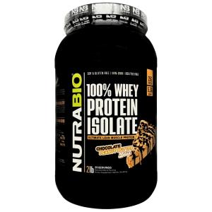 پودر پروتئین وی ایزوله نوترابایو طعم شکلات کره بادام زمینی 907 گرمی