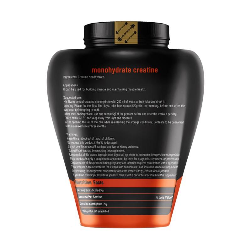 پودر کراتین مونوهیدرات آرمسترانگ 500 گرمی