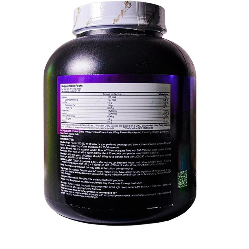 پودر پروتیئن وی گلدن ماسل طعم شکلات 2000 گرمی