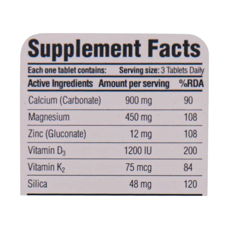 قرص کلسیم منیزیم زینک گلوک ویت 30 عددی