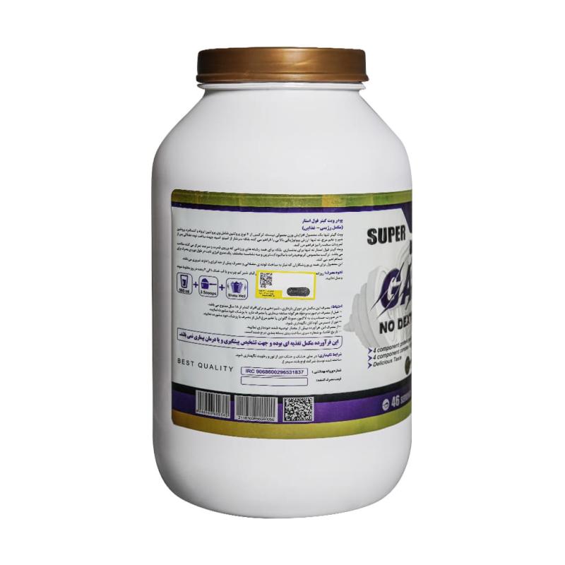پودرسوپر ویت گینر فول استارطعم شکلات 3.5 کیلوگرمی