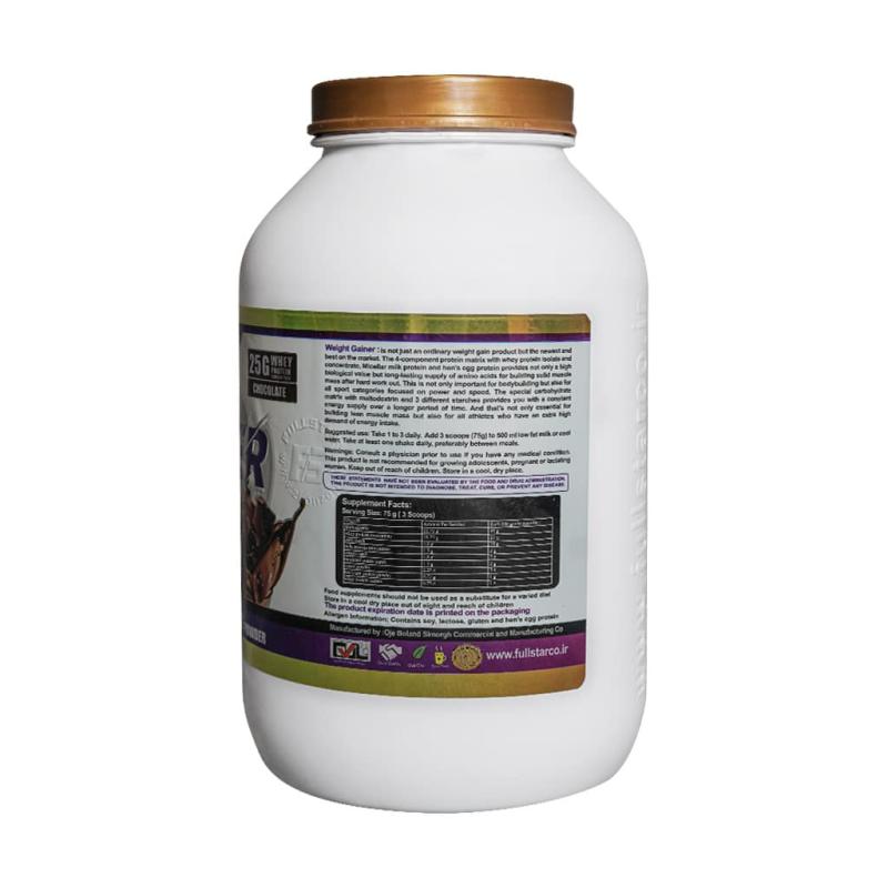 پودرسوپر ویت گینر فول استارطعم شکلات 3.5 کیلوگرمی