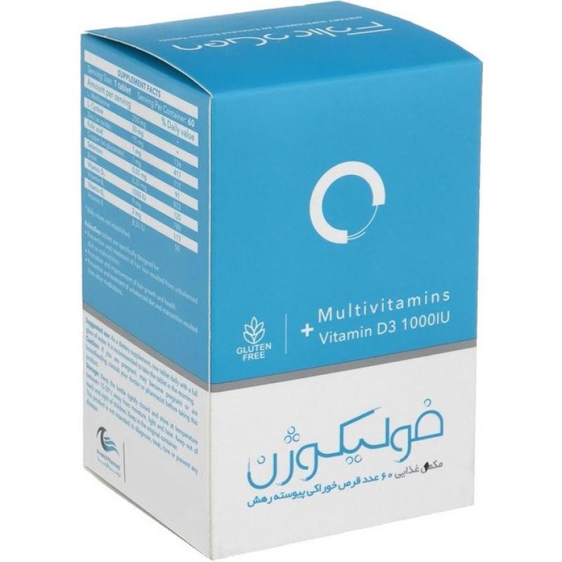 پک  قرص فولیکوژن اروند فارمد بسته 60 عددی + پودر کلاژن بیوتی کلاژینو بسته 30 عددی