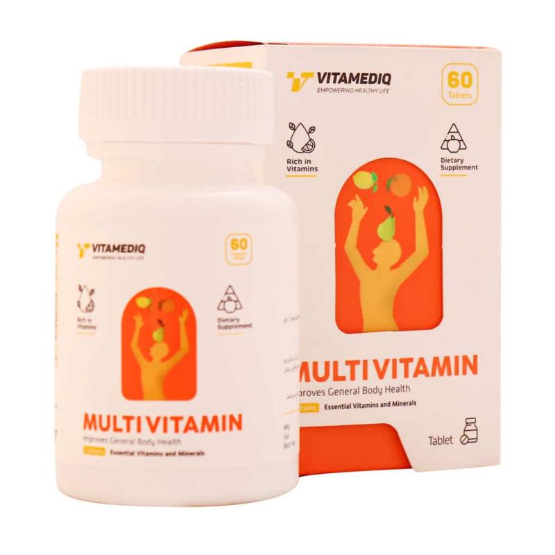 قرص مولتی ویتامین ویتامدیک 60 عددی