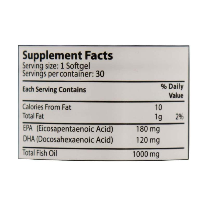 سافت ژل روغن ماهی امگا 3 بدون جیوه فرمولیتد ساینسز 60 عددی