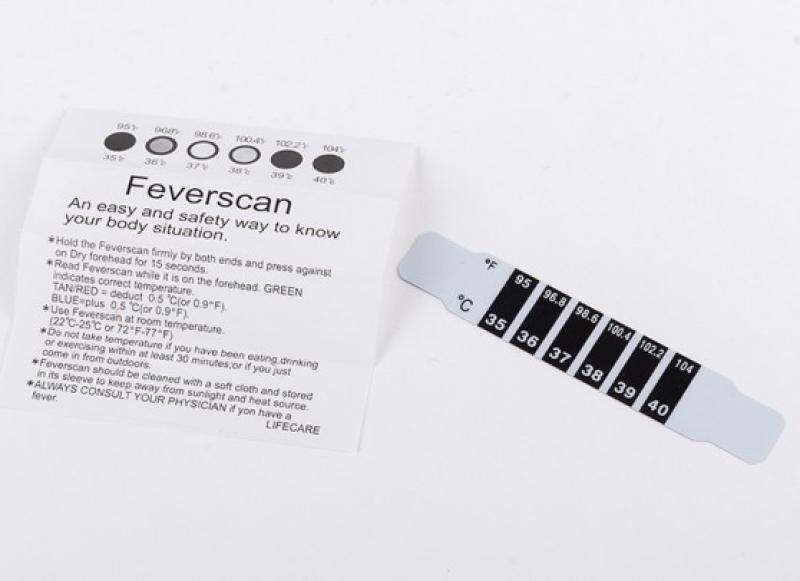 تب سنج نواری پیشانی