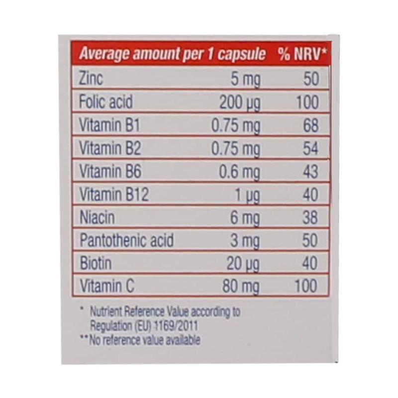 کپسول زینک پلاس فور تینز یوروویتال