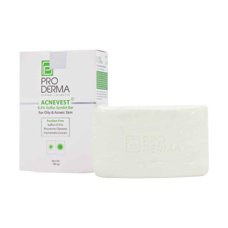 پن حاوی 9.5 درصد گوگرد پرودرما مناسب پوست های چرب و دارای جوش ۱۰۰ گرم