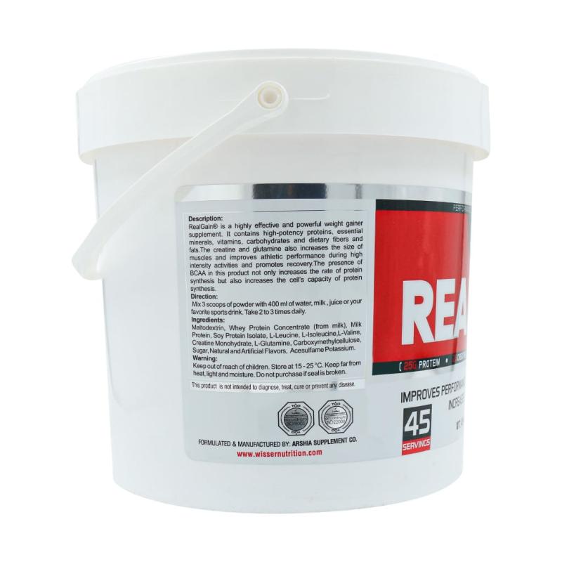 پودر رئال گین ویثرنوتریشن طعم شکلات 4540 گرمی