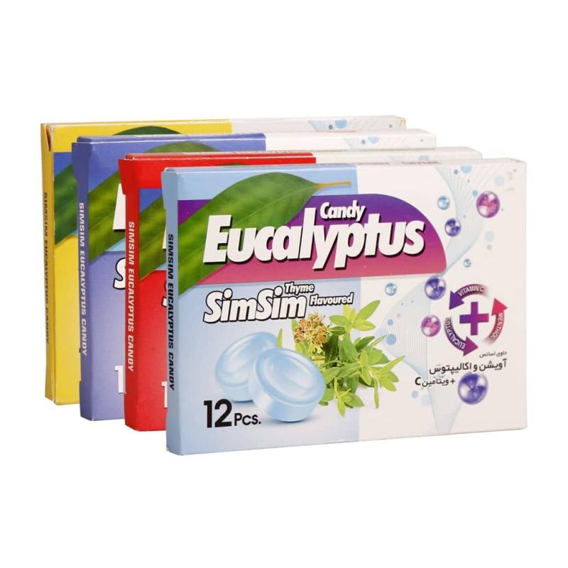 آبنبات مکیدنی سیم سیم در طعم های مختلف 12 عددی