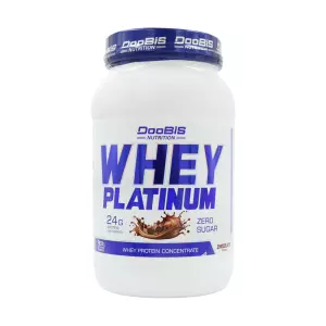 پودر پروتئین وی پلاتینیوم دوبیس طعم شکلات 900 گرمی