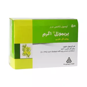 کپسول ژلاتینی نرم روغن گل مغربی پریموژل دانا 50 عددی