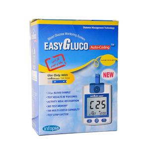 دستگاه تست قند خون ایزی گلوکو همراه با نوار 50 عددی