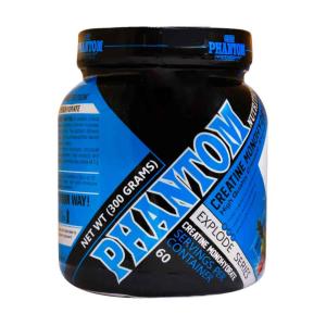 پودرکراتین مونوهیدرات فانتوم نوتریشن عرشیا مکمل طعم فروت پانچ 300 گرمی