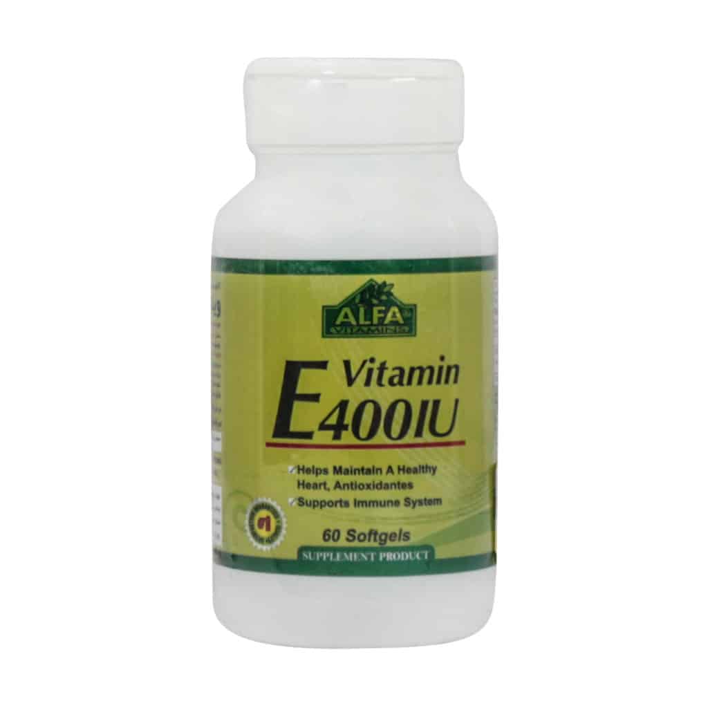 کپسول نرم ژلاتینی ویتامین E 400 آلفا ویتامینز